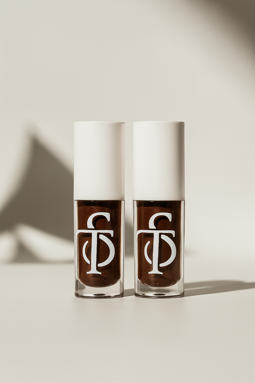 Chocolate brown lip gloss